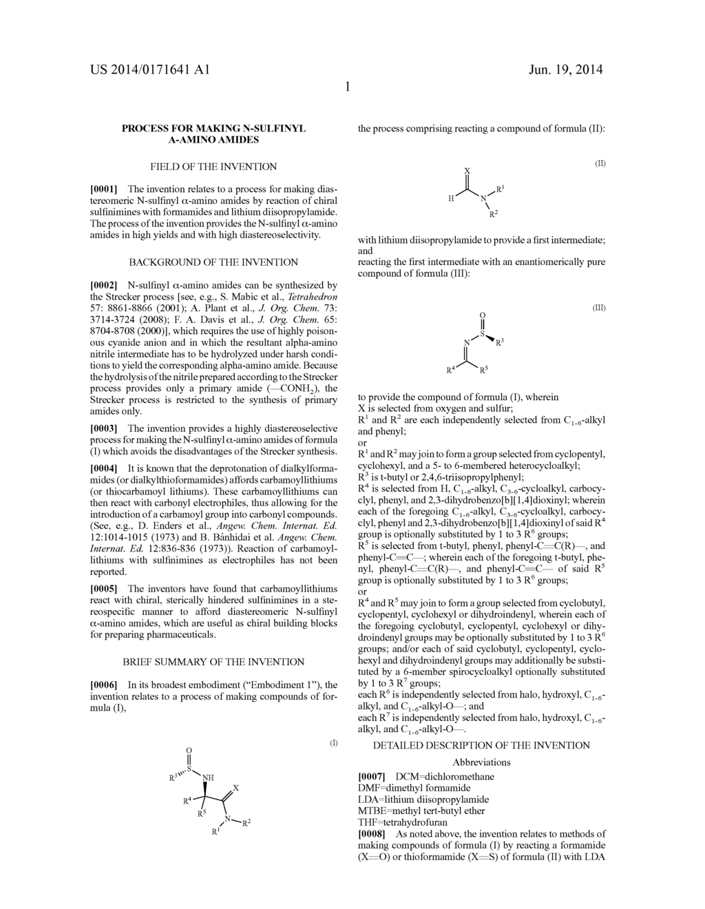 PROCESS FOR MAKING N-SULFINYL a-AMINO AMIDES - diagram, schematic, and image 02