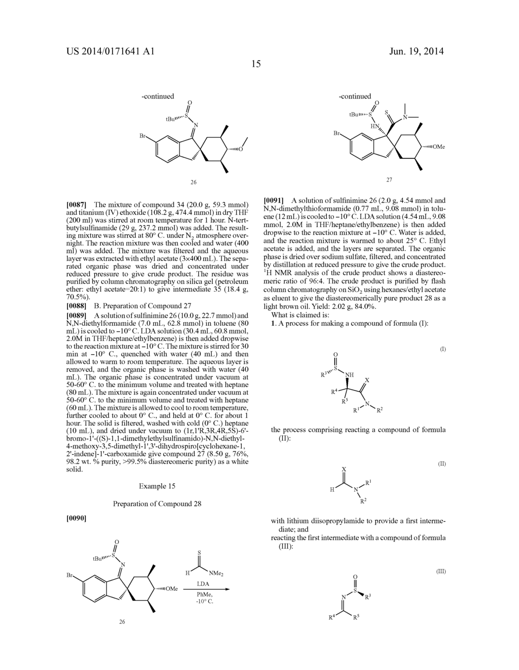 PROCESS FOR MAKING N-SULFINYL a-AMINO AMIDES - diagram, schematic, and image 16