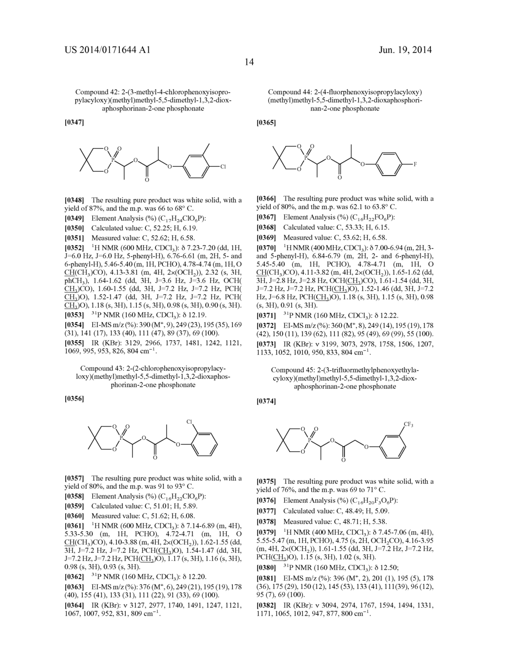 SUBSTITUTED PHENOXYETHYL (ISOPROPYL) ACYLOXYALKYL PHOSPHONATE COMPRISING     PHOSPHORUSHETEROCYCLIC RING AND HAVING HERBICIDAL ACTIVITY, AND     PREPARATION THEREFOR - diagram, schematic, and image 15