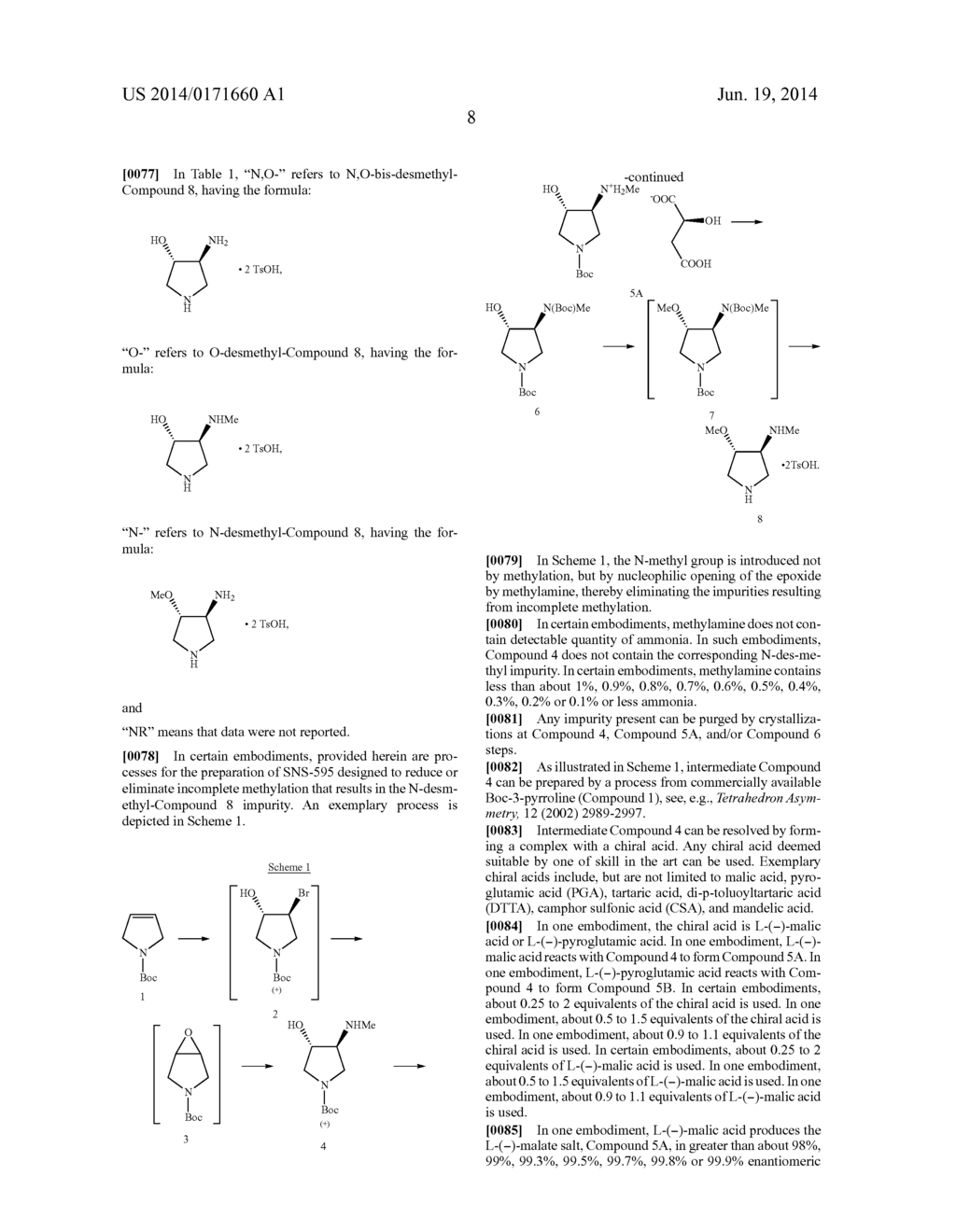 METHOD OF PREPARING     (+)-1,4-DIHYDRO-7-[(3S,4S)-3-METHOXY-4-(METHYLAMINO)-1-PYRROLIDINYL]-4-OX-    O-1-(2-THIAZOLYL)-1,8-NAPHTHYRIDINE-3-CARBOXYLIC ACID - diagram, schematic, and image 09