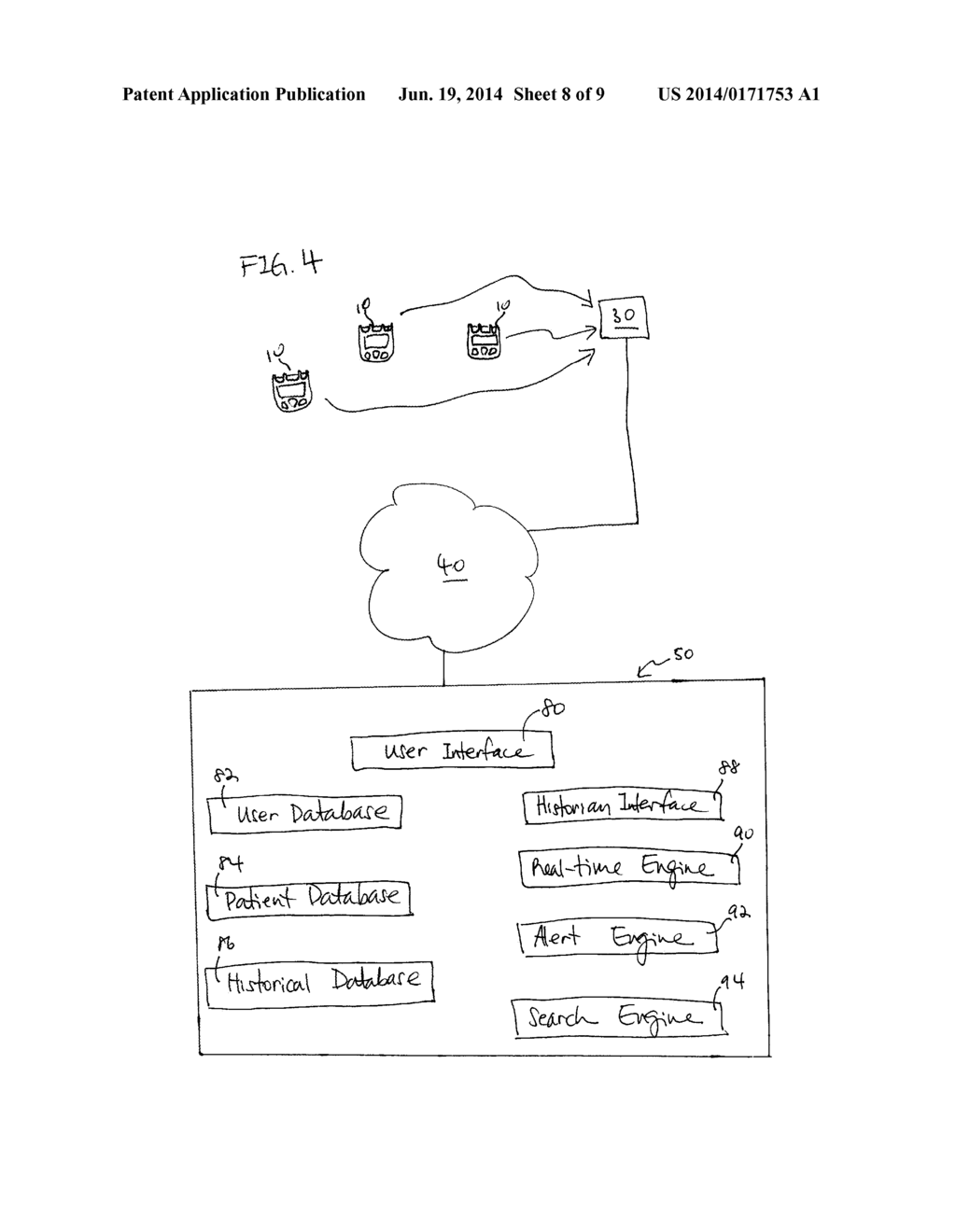PORTABLE MEDICAL MONITORING SYSTEM WITH CLOUD CONNECTION AND GLOBAL ACCESS - diagram, schematic, and image 09