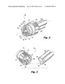 COUPLING FOR CONNECTING A TUBE SET TO A TROCAR diagram and image