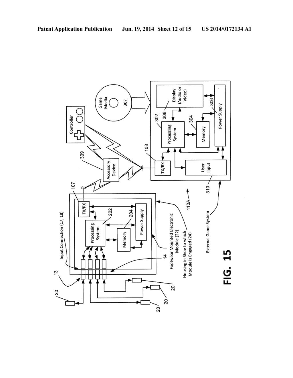 Apparel Having Sensor System - diagram, schematic, and image 13