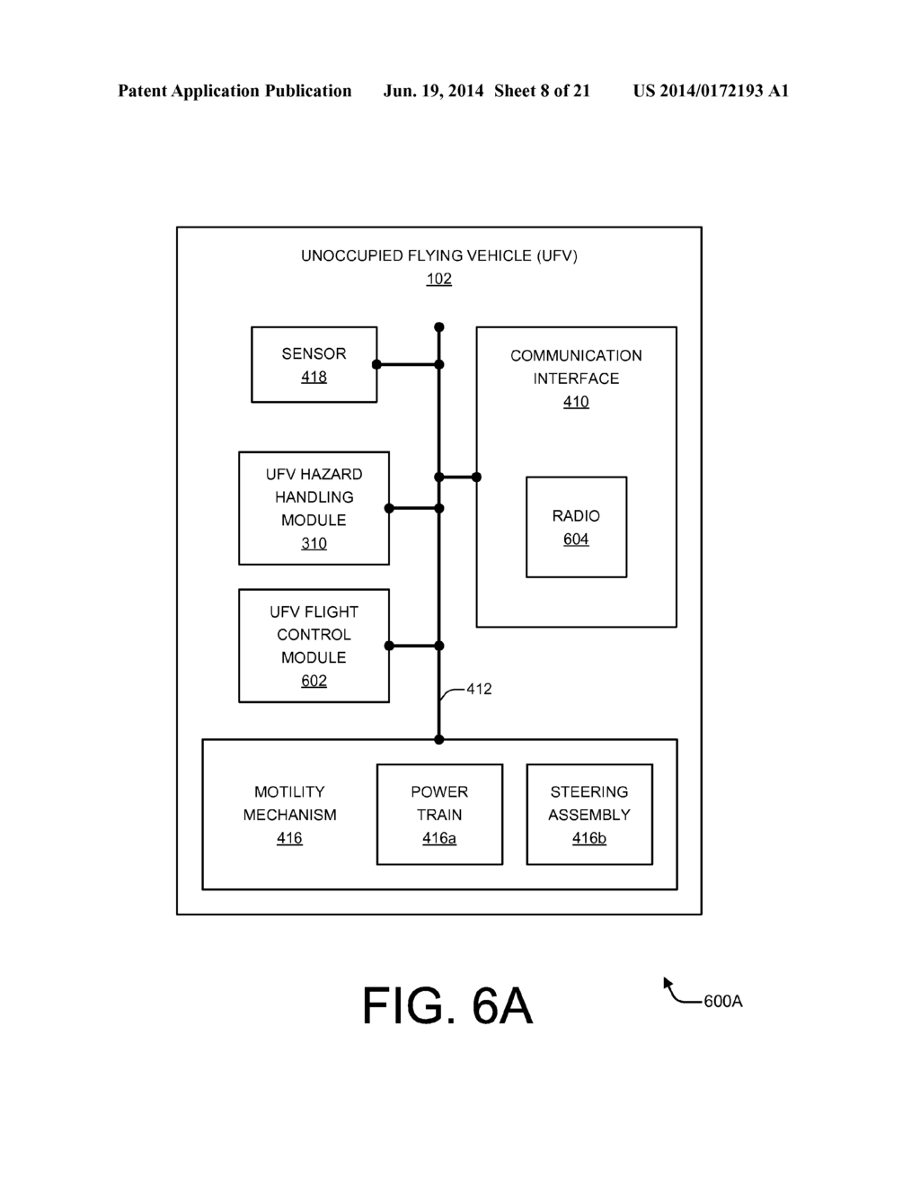 BASE STATION CONTROL FOR AN UNOCCUPIED FLYING VEHICLE (UFV) - diagram, schematic, and image 09