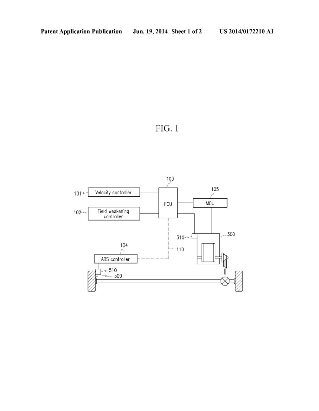 APPARATUS AND METHOD OF COMPENSATING FOR MOTOR VELOCITY OF FUEL CELL     VEHICLE - diagram, schematic, and image 02