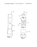 Hand/Surface-Sanitizing Kiosk with Ad Space diagram and image