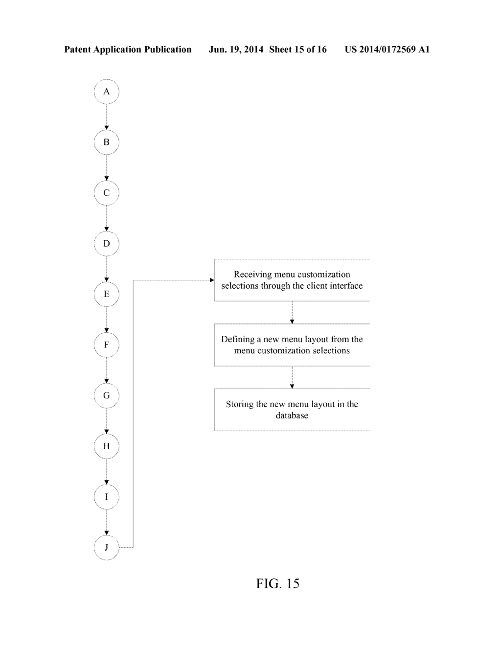 Method for Implementing a Customizable Interactive Menu System with User     Interaction Data Analysis Capability by Executing Computer-Executable     Instructions Stored On a Non-Transitory Computer-Readable Medium - diagram, schematic, and image 16