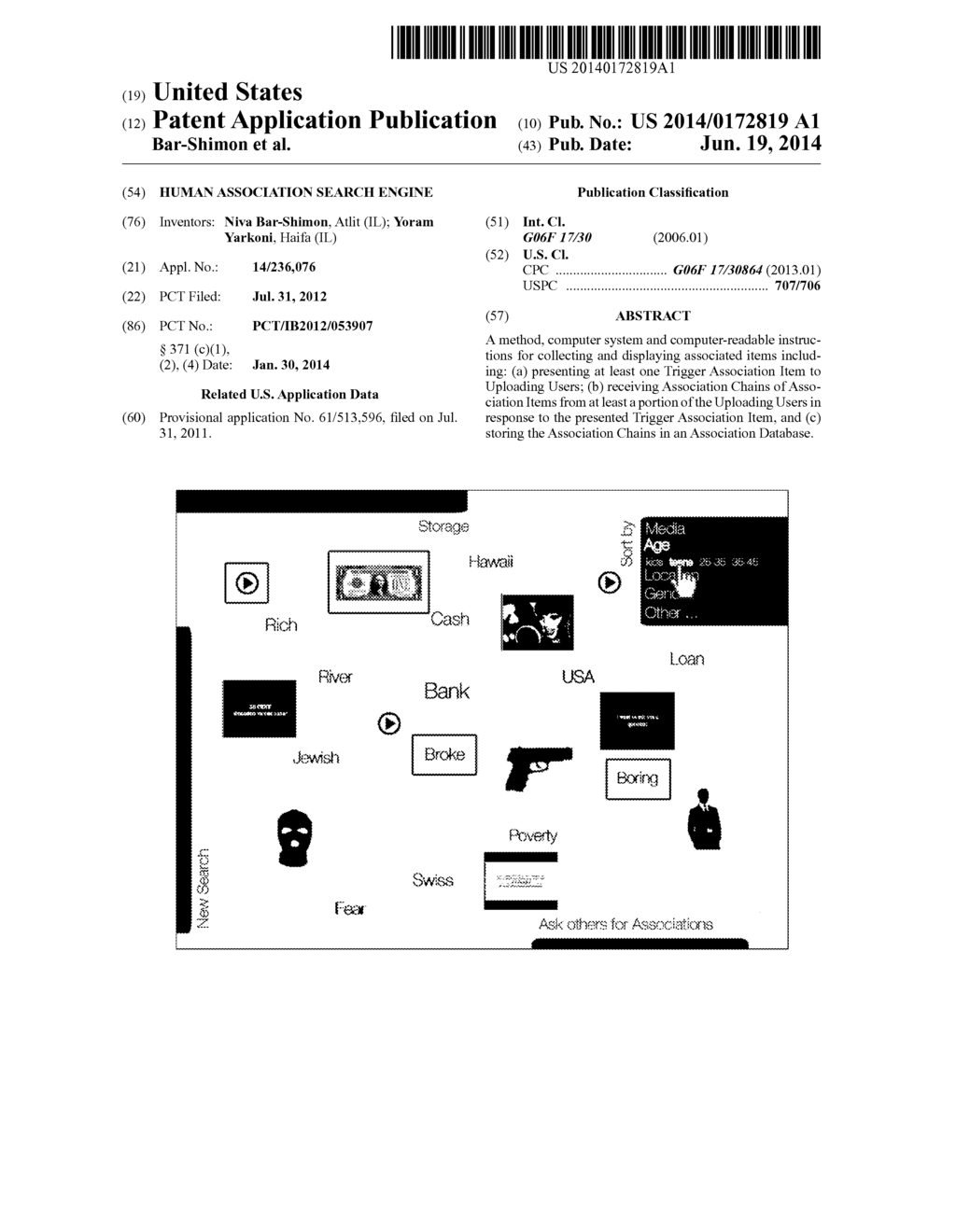 HUMAN ASSOCIATION SEARCH ENGINE - diagram, schematic, and image 01