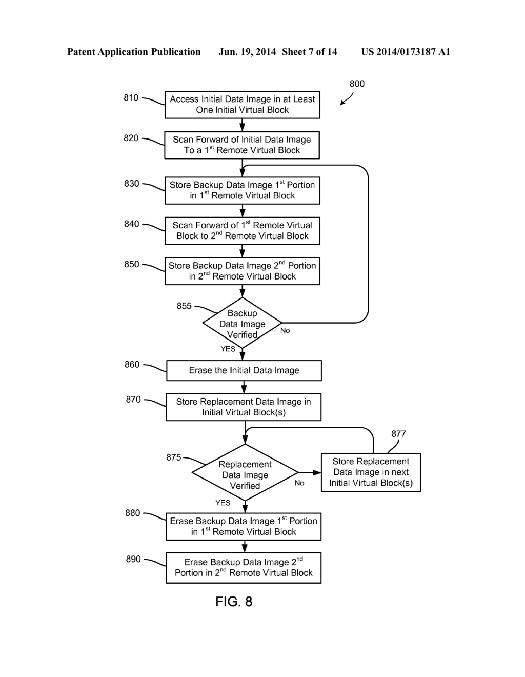 VIRTUAL BOUNDARY CODES IN A DATA IMAGE OF A READ-WRITE MEMORY DEVICE - diagram, schematic, and image 08