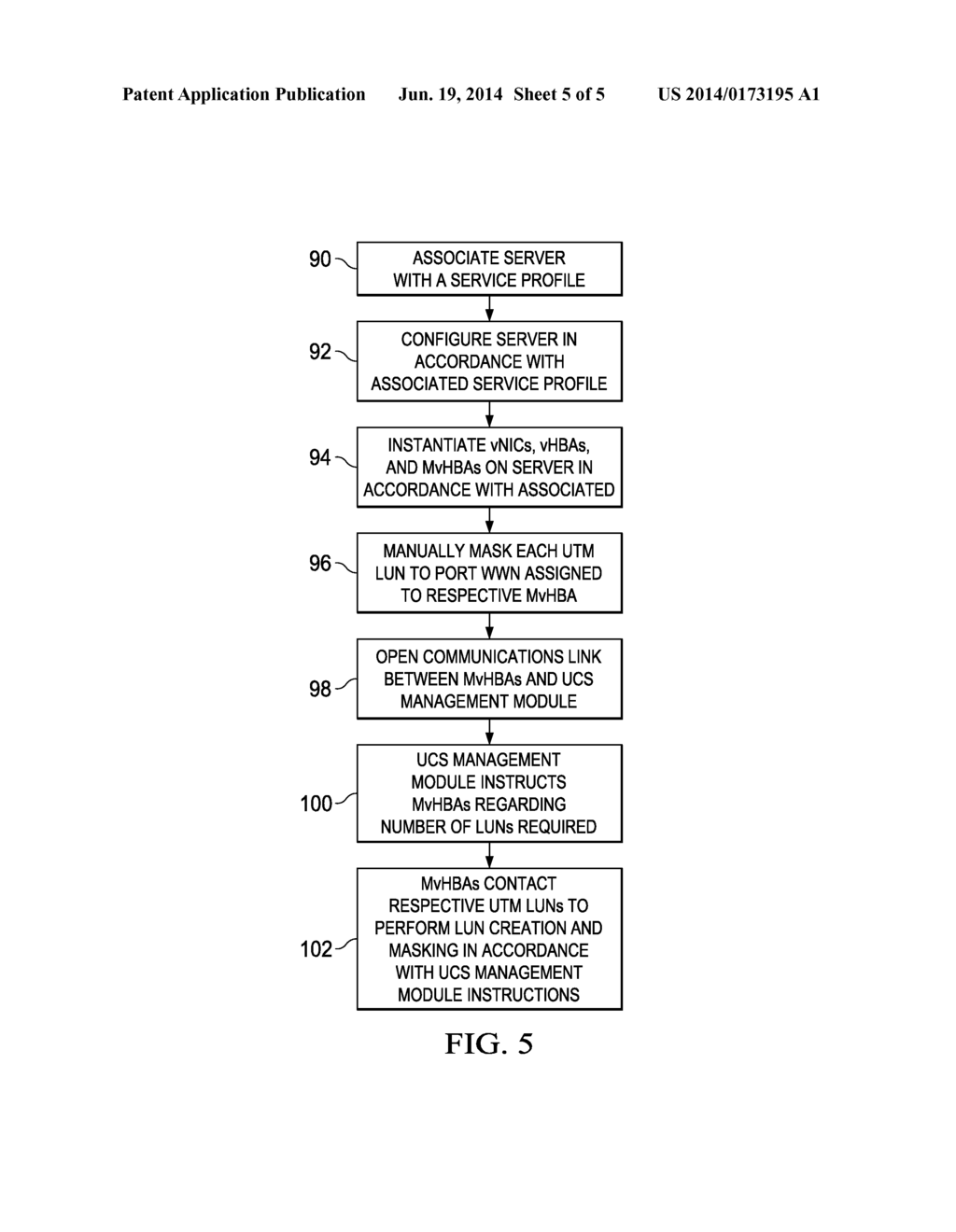 SYSTEM AND METHOD FOR IN-BAND LUN PROVISIONING IN A DATA CENTER NETWORK     ENVIRONMENT - diagram, schematic, and image 06