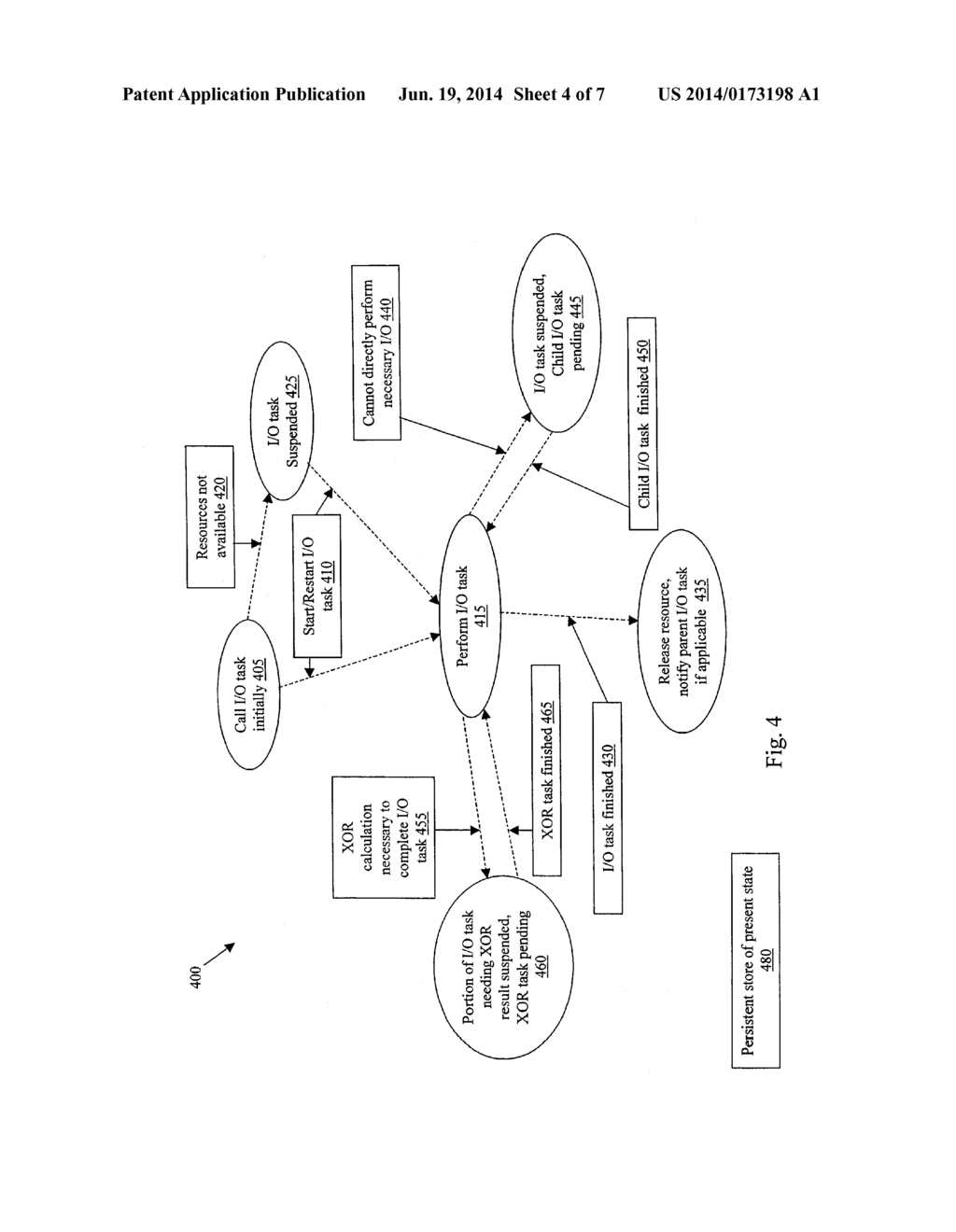 METHOD AND APPARATUS FOR DECOMPOSING I/O TASKS IN A RAID SYSTEM - diagram, schematic, and image 05