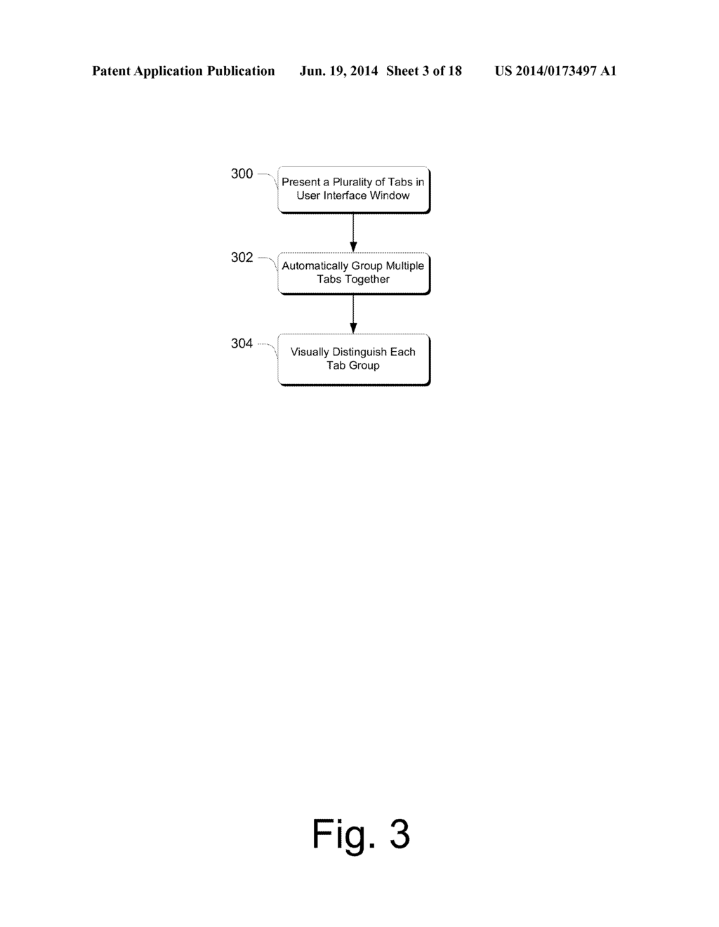 Tab Management in a User Interface Window - diagram, schematic, and image 04