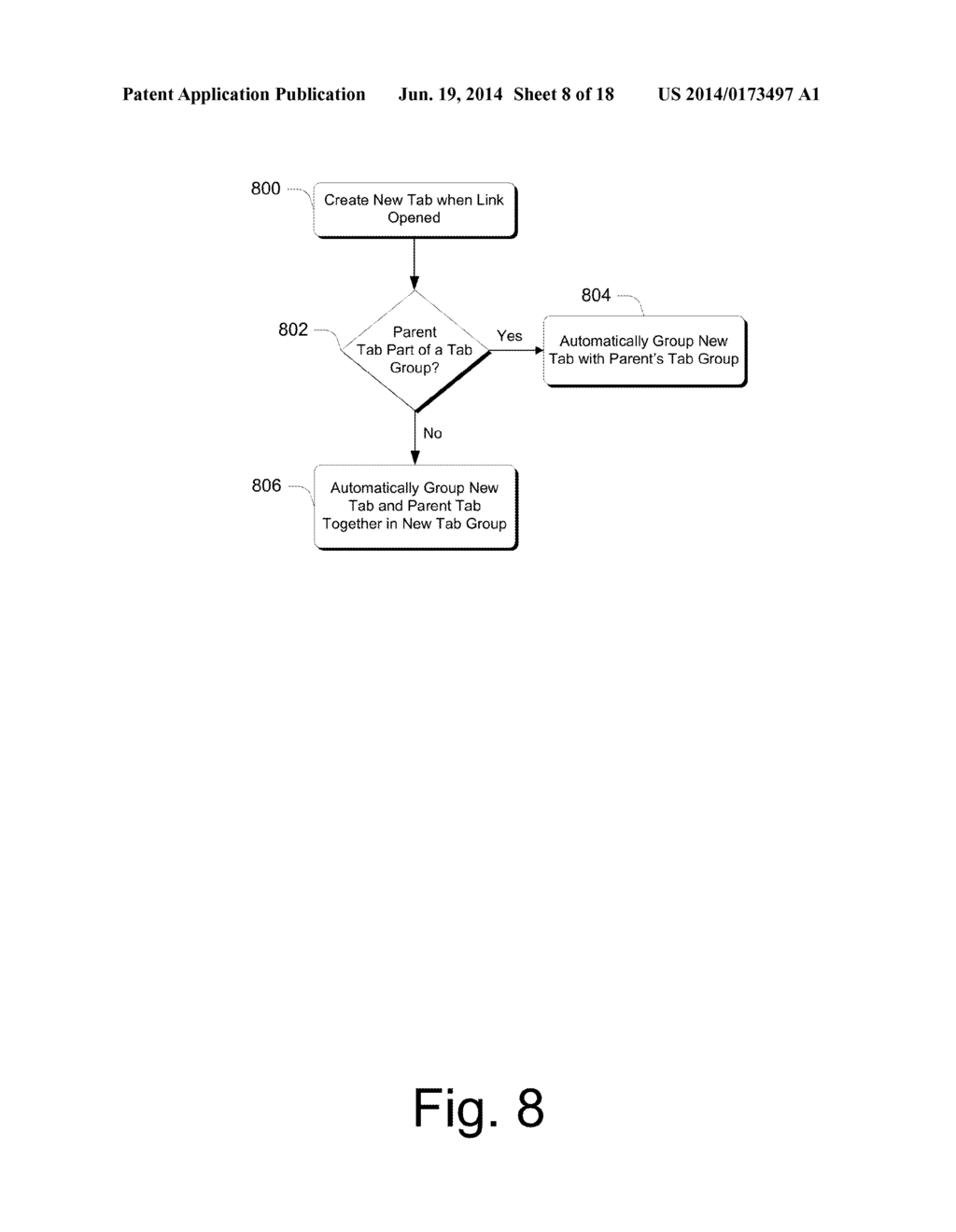 Tab Management in a User Interface Window - diagram, schematic, and image 09