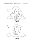 DISPOSABLE SAFETY GARMENT WITH IMPROVED DOFFING AND NECK CLOSURE diagram and image