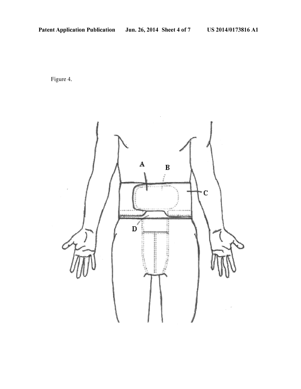 Support Waistband With Bodily Protective Elements - diagram, schematic, and image 05