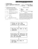 METHOD FOR MANUFACTURING LIGHT-EMITTING DIODE LIGHT BAR diagram and image