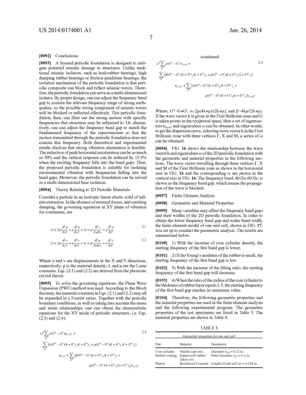 PERIODIC MATERIAL-BASED SEISMIC ISOLATION SYSTEM - diagram, schematic, and image 20