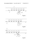 METHOD OF PRODUCING GLASS PRODUCTS FROM GLASS PRODUCT MATERIAL AND AN     ASSEMBLY FOR PERFORMING SAID METHOD diagram and image