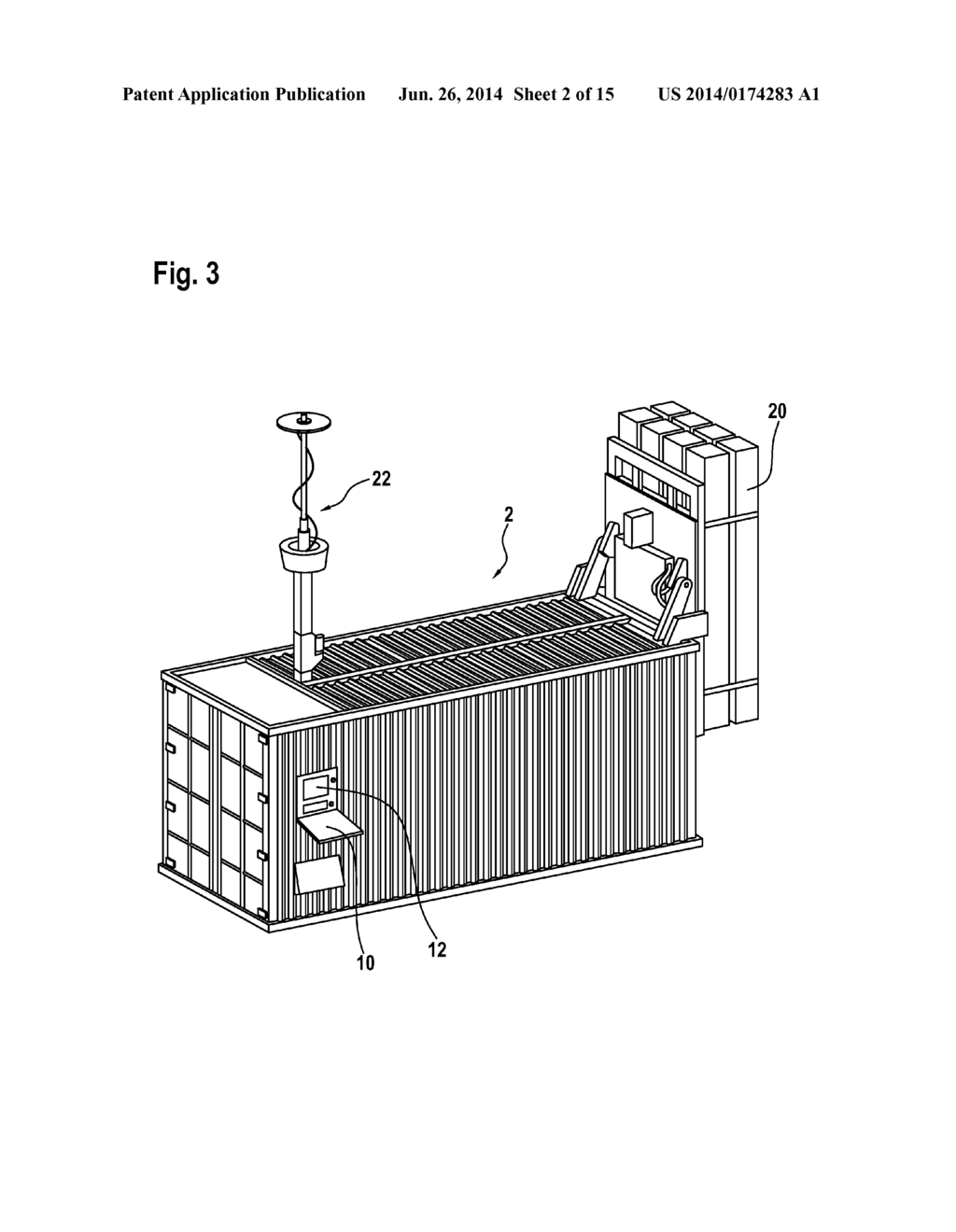 MISSILE CONTAINER AND METHOD OF OPERATING A MISSILE CONTAINER - diagram, schematic, and image 03