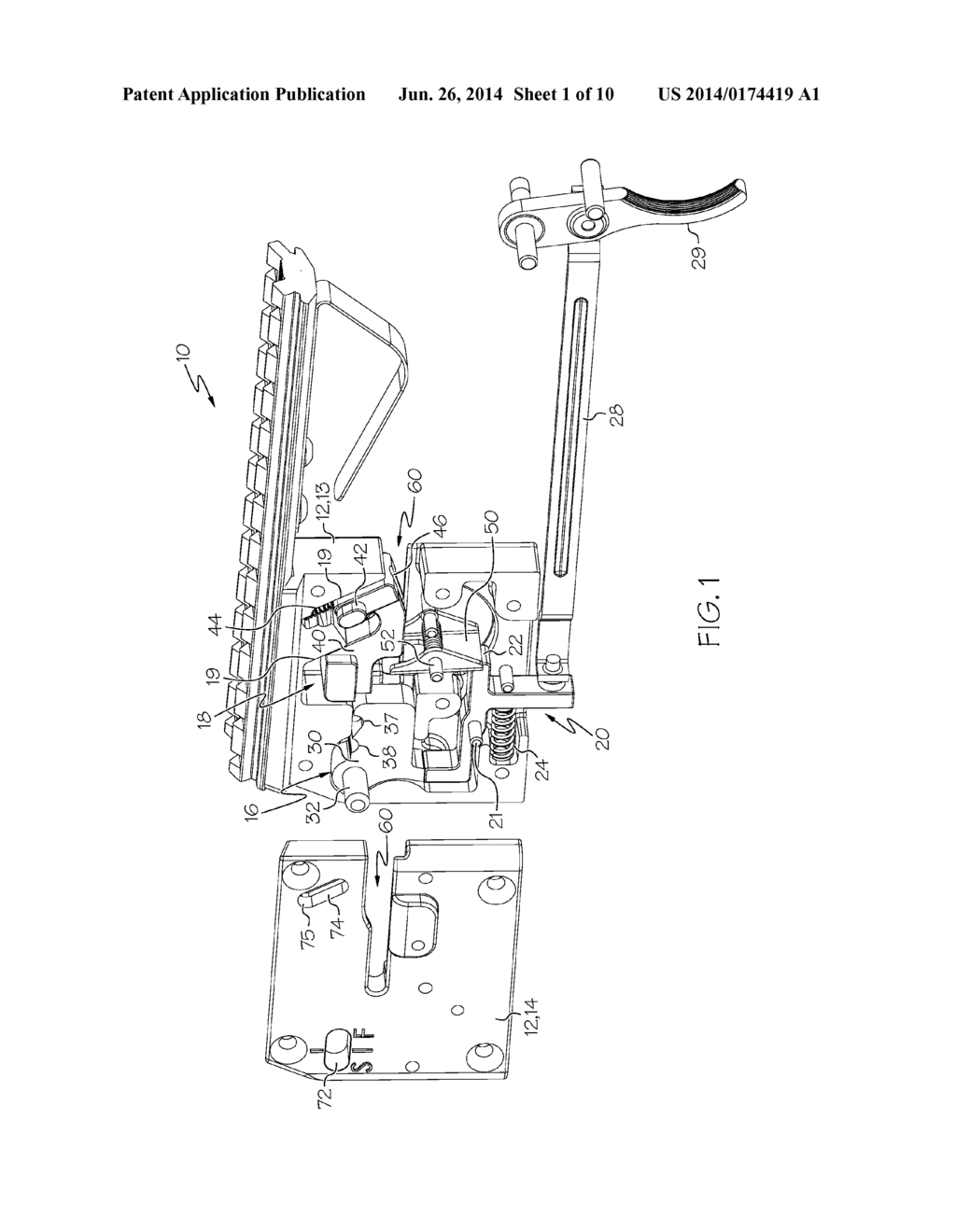 Safety Trigger Mechanism for a Crossbow - diagram, schematic, and image 02