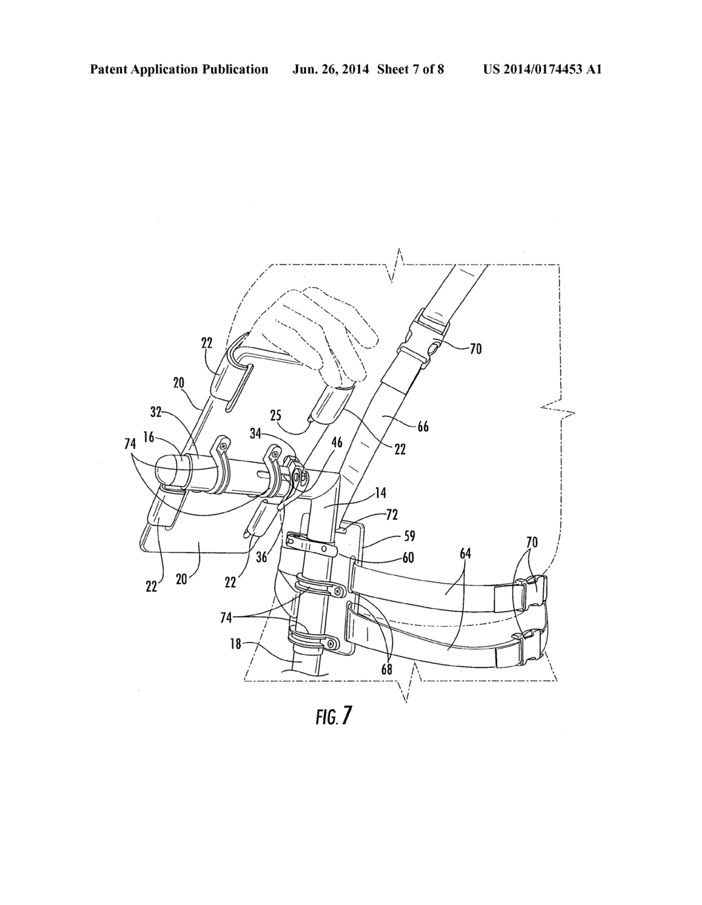 LATERAL LIMB SUPPORT DEVICE AND SYSTEM AND METHOD OF USING THE SAME - diagram, schematic, and image 08