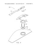 ELECTRONIC DEVICE WITH BUTTON ASSEMBLY diagram and image