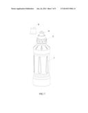 Beverage Bottle with Storage Solutes diagram and image