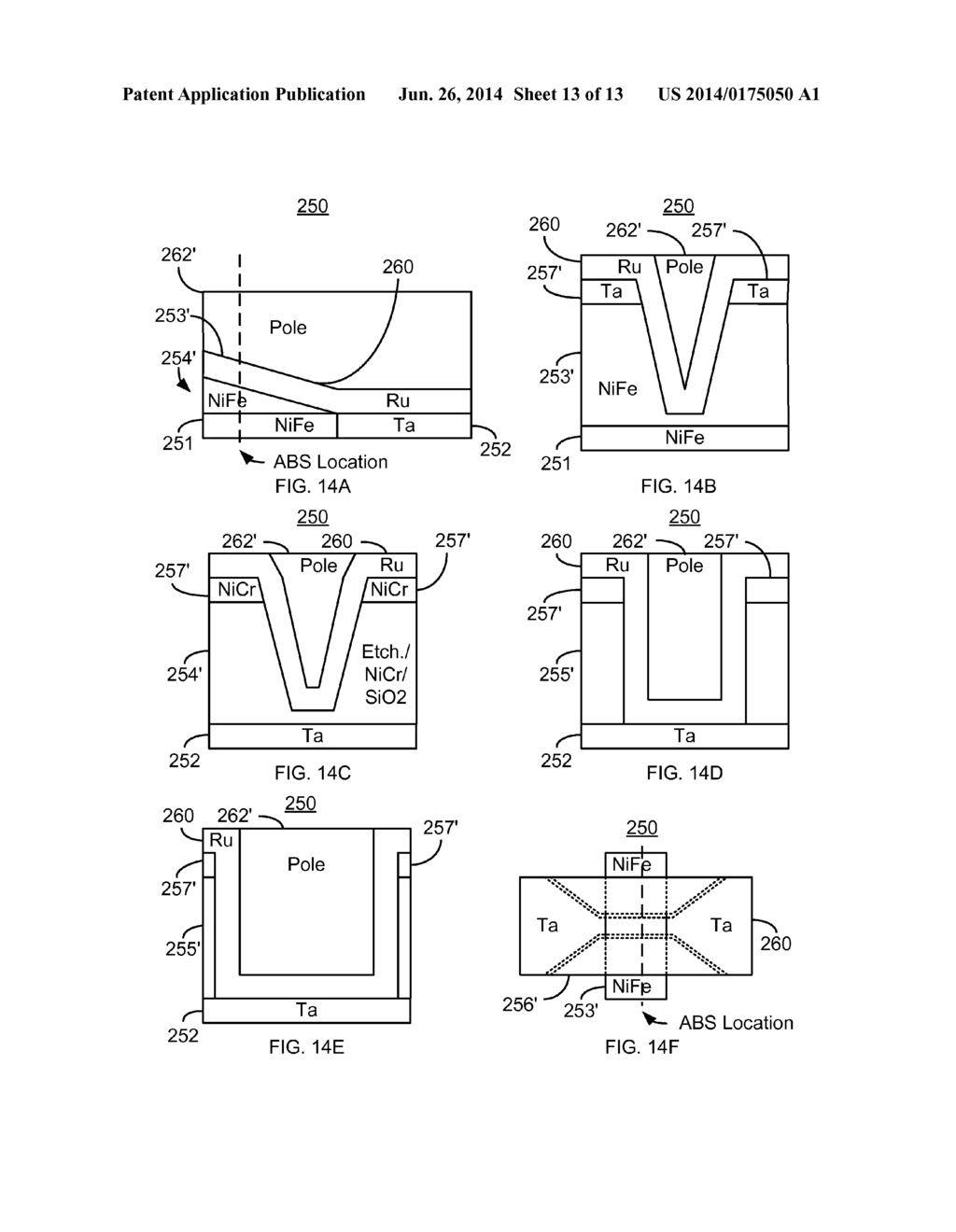 METHOD FOR PROVIDING A MAGNETIC RECORDING TRANSDUCER INCLUDING A     WRAPAROUND SHIELD AND A RECTANGULAR POLE - diagram, schematic, and image 14