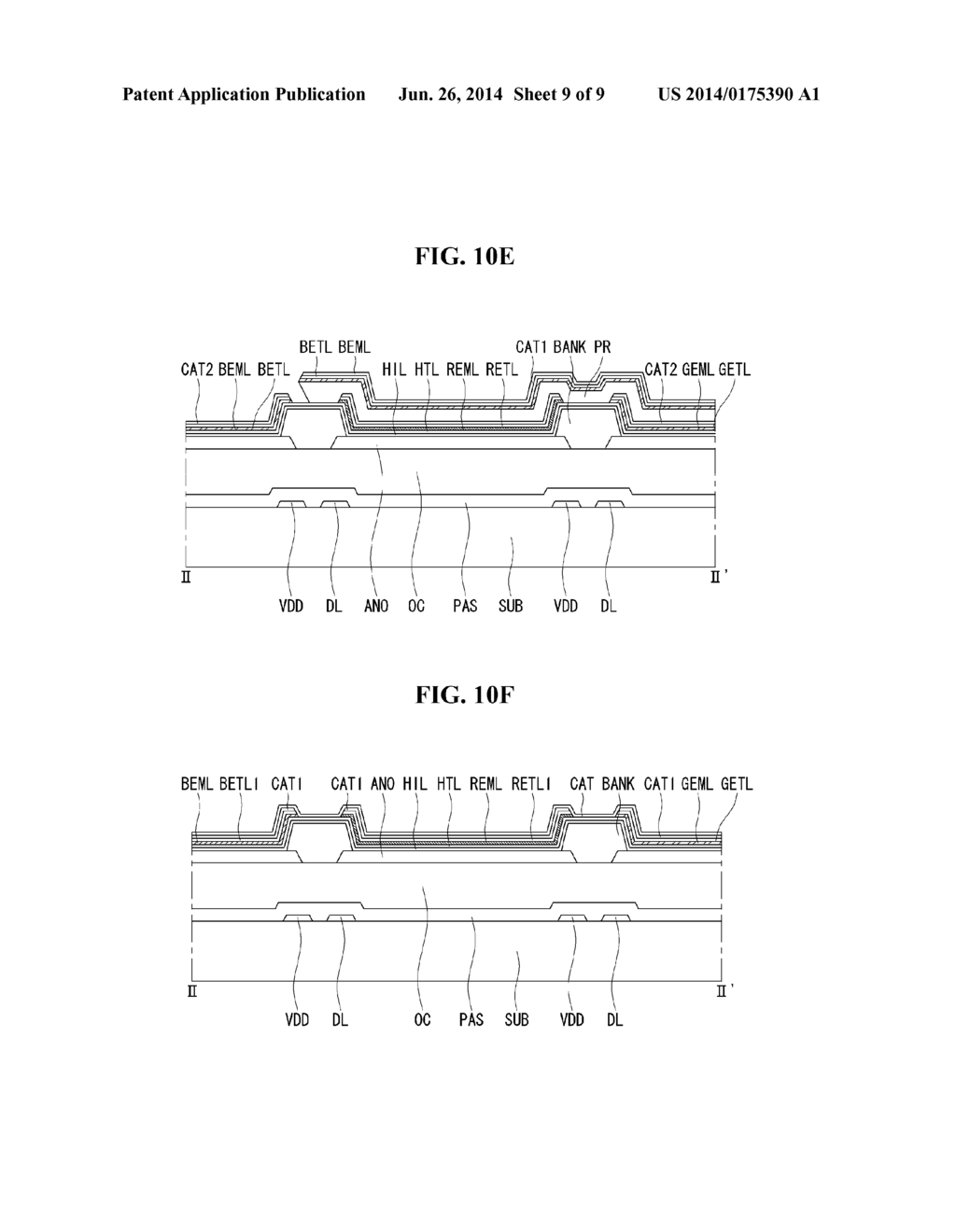 Large Area Organic Light Emitting Diode Display and Method for     Manufacturing the Same - diagram, schematic, and image 10