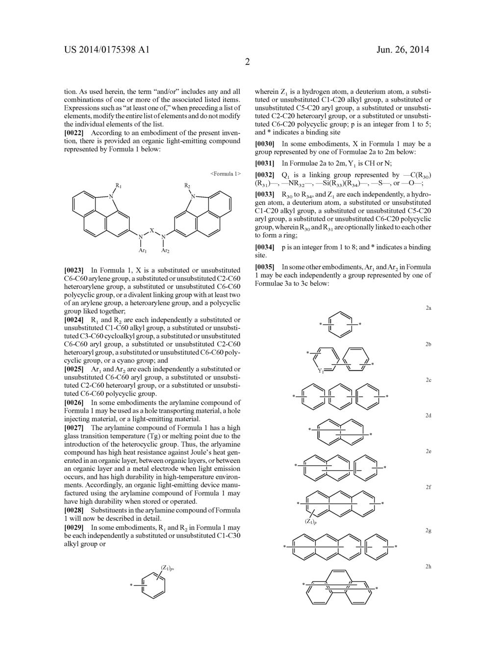 ARYLAMINE COMPOUND AND ORGANIC LIGHT- EMITTING DEVICE COMPRISING SAME - diagram, schematic, and image 04