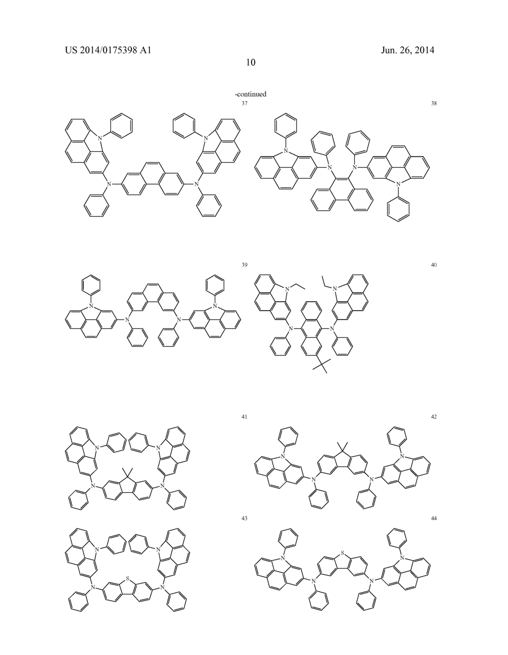 ARYLAMINE COMPOUND AND ORGANIC LIGHT- EMITTING DEVICE COMPRISING SAME - diagram, schematic, and image 12