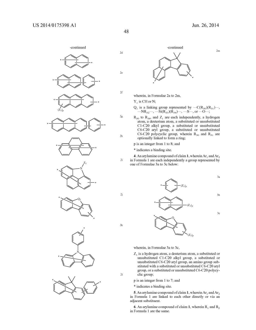 ARYLAMINE COMPOUND AND ORGANIC LIGHT- EMITTING DEVICE COMPRISING SAME - diagram, schematic, and image 50