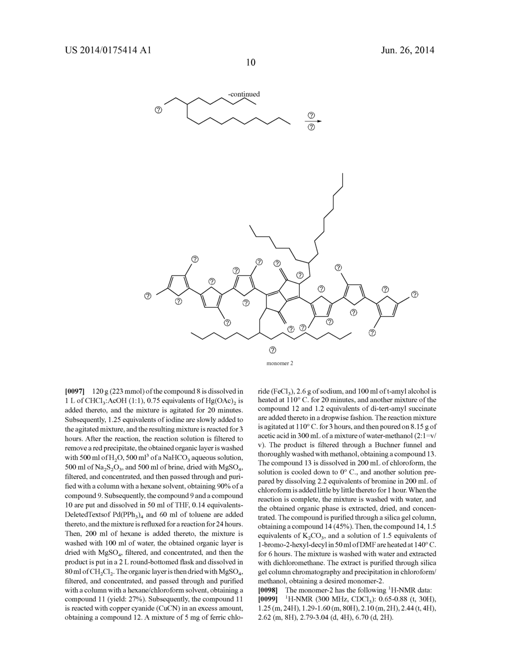 ORGANIC SEMICONDUCTOR POLYMER, ORGANIC THIN FILM TRANSISTOR, AND     ELECTRONIC DEVICE - diagram, schematic, and image 12