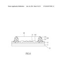 LED PACKAGE STRUCTURE, DAM STRUCTURE THEREOF, AND METHOD OF MANUFACTURING     LED PACKAGE THEREOF diagram and image