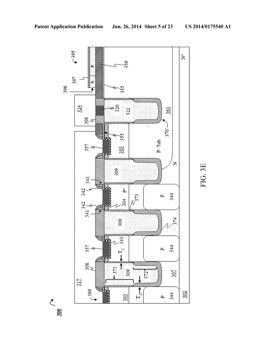 HIGH FREQUENCY SWITCHING MOSFETS WITH LOW OUTPUT CAPACITANCE USING A     DEPLETABLE P-SHIELD - diagram, schematic, and image 06