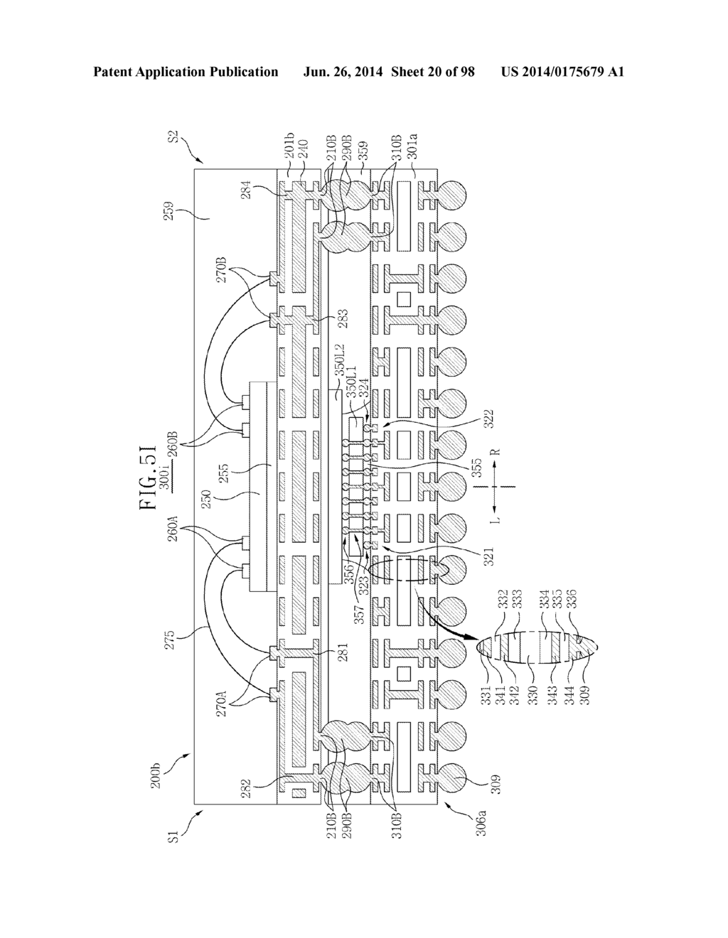 SEMICONDUCTOR DEVICES, PACKAGE SUBSTRATES, SEMICONDUCTOR PACKAGES, PACKAGE     STACK STRUCTURES, AND ELECTRONIC SYSTEMS HAVING FUNCTIONALLY ASYMMETRIC     CONDUCTIVE ELEMENTS - diagram, schematic, and image 21