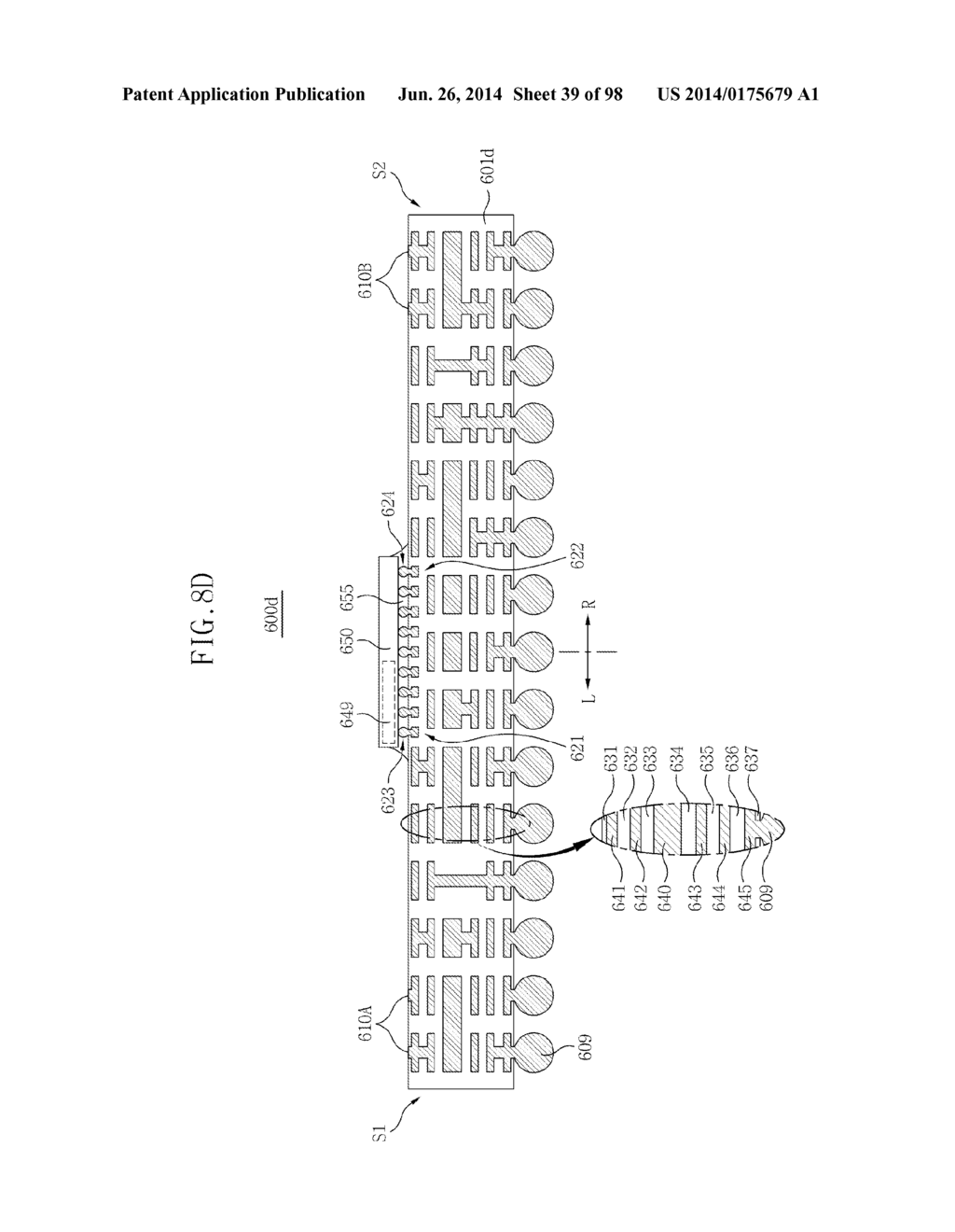 SEMICONDUCTOR DEVICES, PACKAGE SUBSTRATES, SEMICONDUCTOR PACKAGES, PACKAGE     STACK STRUCTURES, AND ELECTRONIC SYSTEMS HAVING FUNCTIONALLY ASYMMETRIC     CONDUCTIVE ELEMENTS - diagram, schematic, and image 40