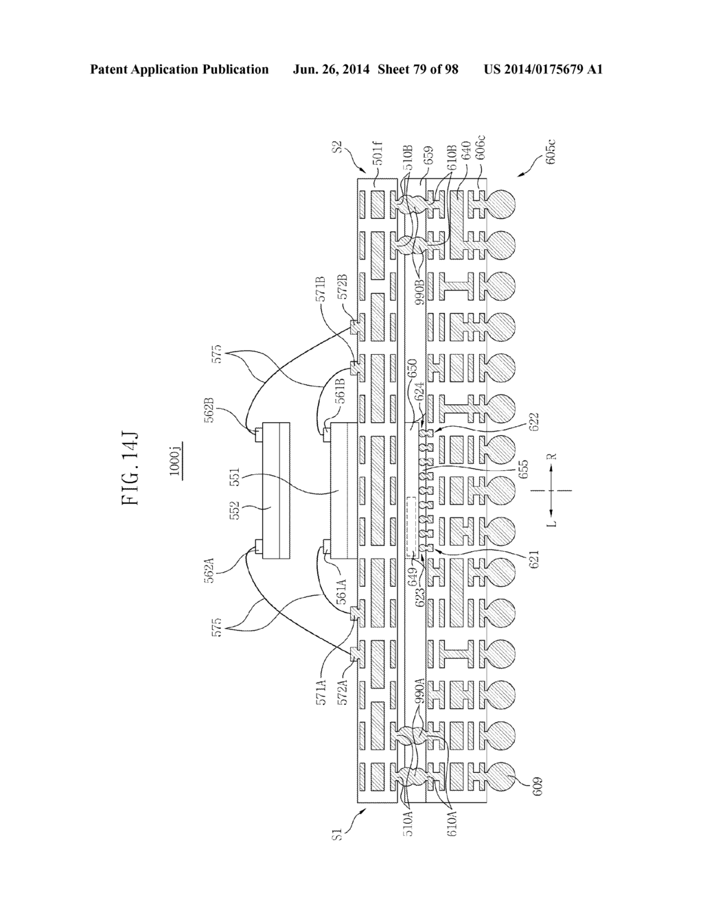 SEMICONDUCTOR DEVICES, PACKAGE SUBSTRATES, SEMICONDUCTOR PACKAGES, PACKAGE     STACK STRUCTURES, AND ELECTRONIC SYSTEMS HAVING FUNCTIONALLY ASYMMETRIC     CONDUCTIVE ELEMENTS - diagram, schematic, and image 80