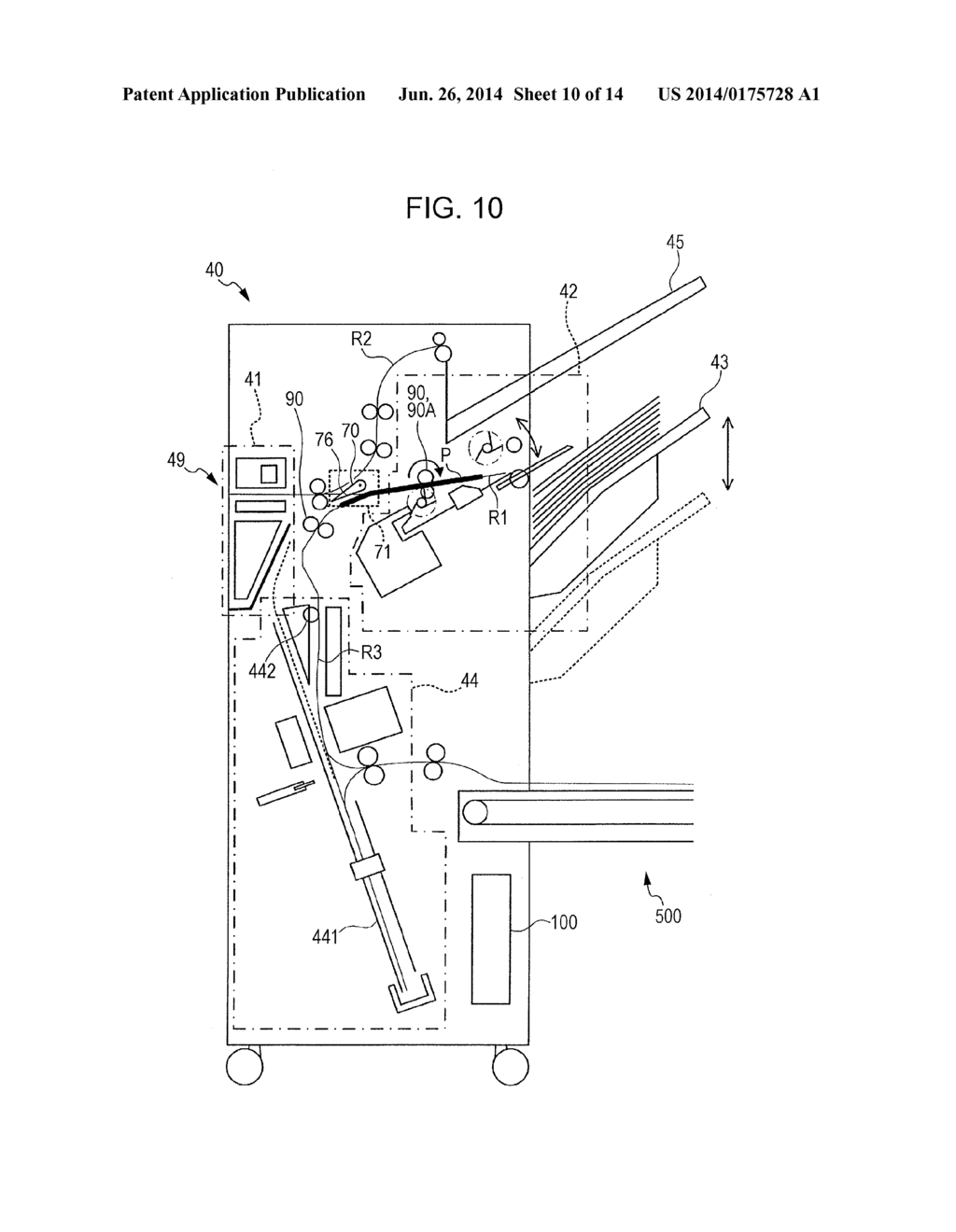 RECORDING MATERIAL PROCESSING APPARATUS AND IMAGE FORMING SYSTEM - diagram, schematic, and image 11