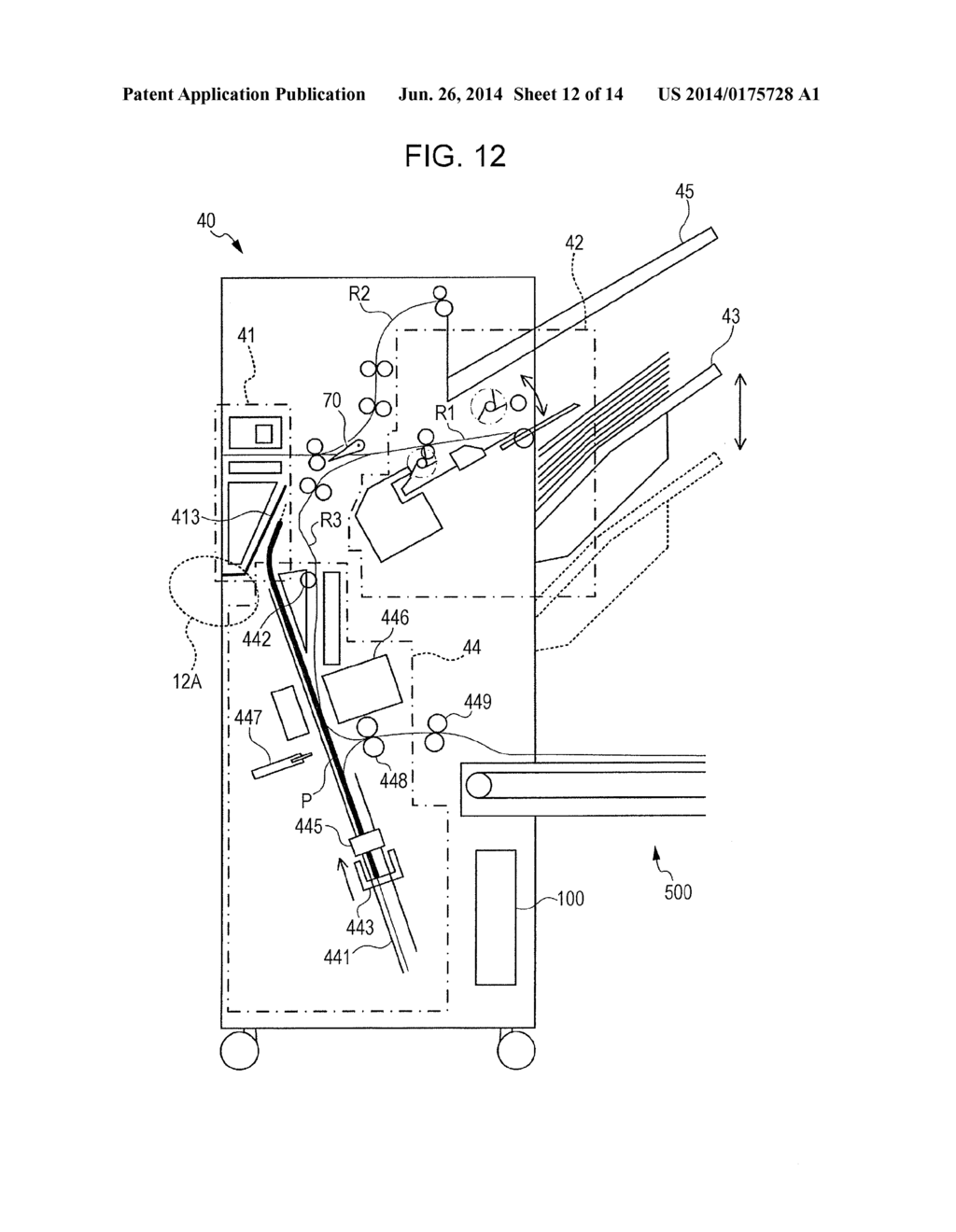 RECORDING MATERIAL PROCESSING APPARATUS AND IMAGE FORMING SYSTEM - diagram, schematic, and image 13