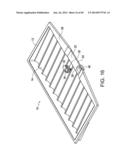 INTEGRATED BLACKJACK HOLE CARD READERS AND CHIP RACKS, AND IMPROVED COVERS     FOR CHIP RACKS diagram and image