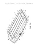 INTEGRATED BLACKJACK HOLE CARD READERS AND CHIP RACKS, AND IMPROVED COVERS     FOR CHIP RACKS diagram and image