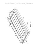 INTEGRATED BLACKJACK HOLE CARD READERS AND CHIP RACKS, AND IMPROVED COVERS     FOR CHIP RACKS diagram and image