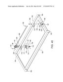 INTEGRATED BLACKJACK HOLE CARD READERS AND CHIP RACKS, AND IMPROVED COVERS     FOR CHIP RACKS diagram and image