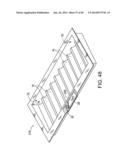 INTEGRATED BLACKJACK HOLE CARD READERS AND CHIP RACKS, AND IMPROVED COVERS     FOR CHIP RACKS diagram and image