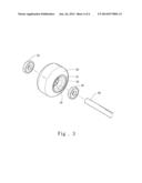 SKATE WHEEL FOR MANUAL SKATING APPARATUS diagram and image