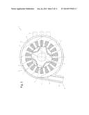 ROTATING ELECTRICAL MACHINE FOR VEHICLES WITH LIQUID COOLING diagram and image