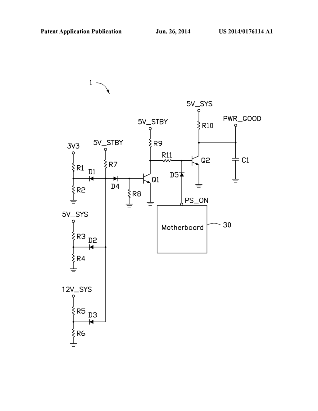 TIME SEQUENCE CIRCUIT FOR POWER SUPPLY UNIT - diagram, schematic, and image 02