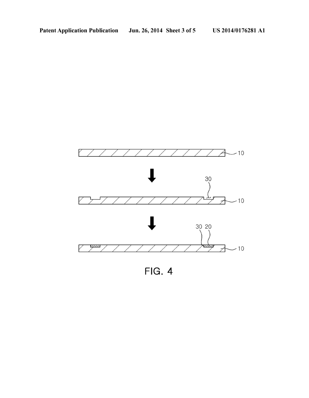 ELECTROMAGNETIC INDUCTION MODULE FOR WIRELESS CHARGING ELEMENT AND METHOD     OF MANUFACTURING THE SAME - diagram, schematic, and image 04