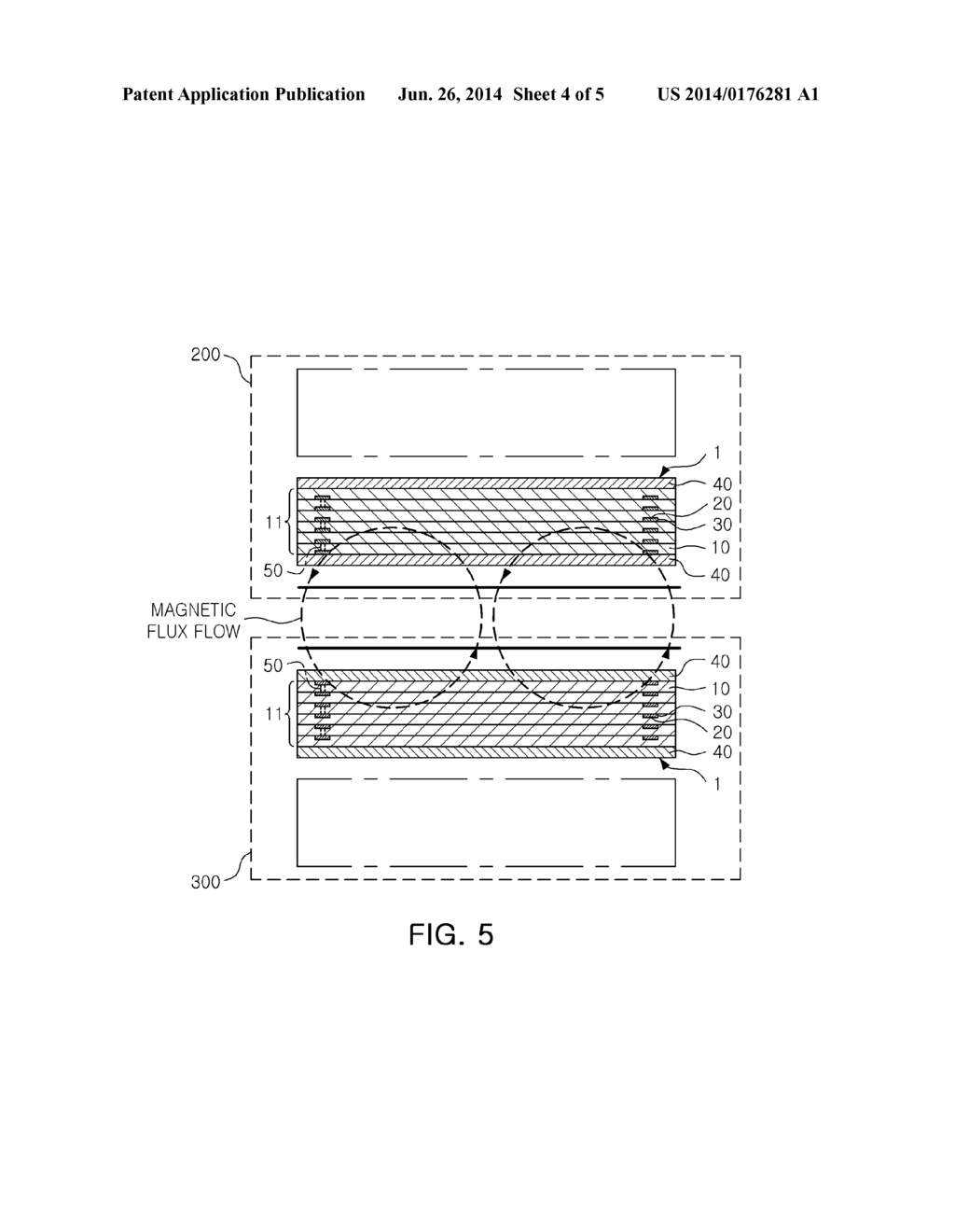 ELECTROMAGNETIC INDUCTION MODULE FOR WIRELESS CHARGING ELEMENT AND METHOD     OF MANUFACTURING THE SAME - diagram, schematic, and image 05